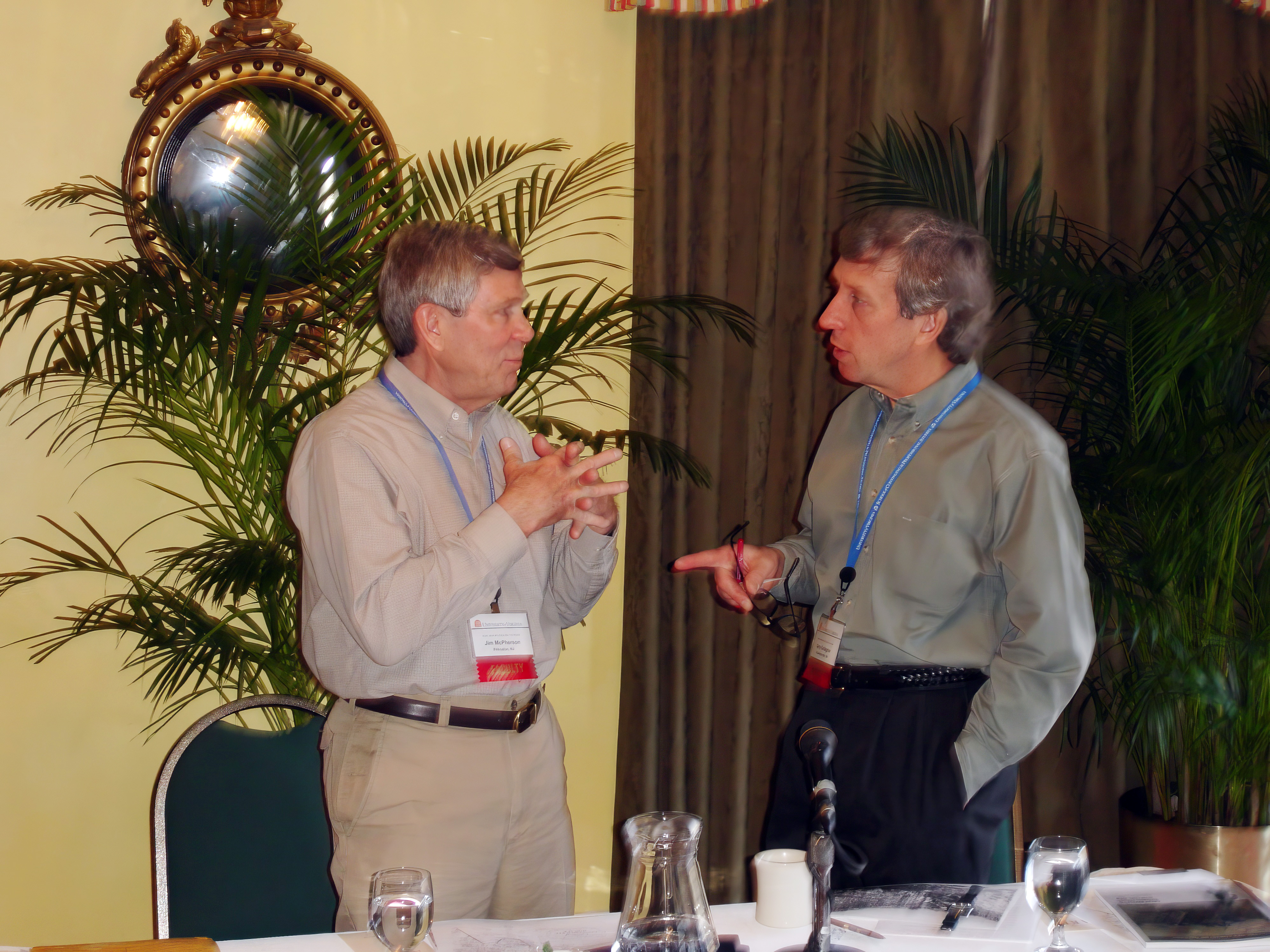 James McPherson and Gary Gallagher