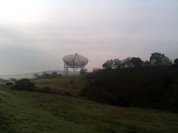 dish in distance