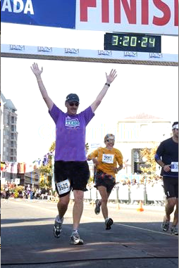 finish line